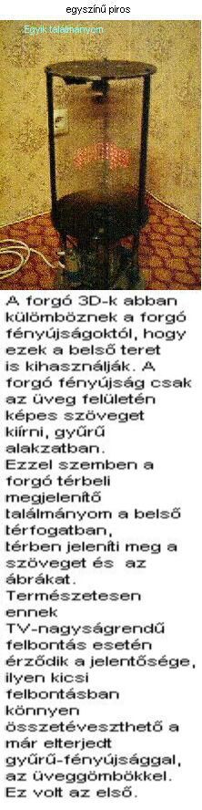 3D megjelenítő készülékem (& szabadalmam)
